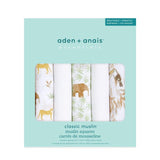 Aden & Anais cotton muslin squares Tanzania 5 pack - British product