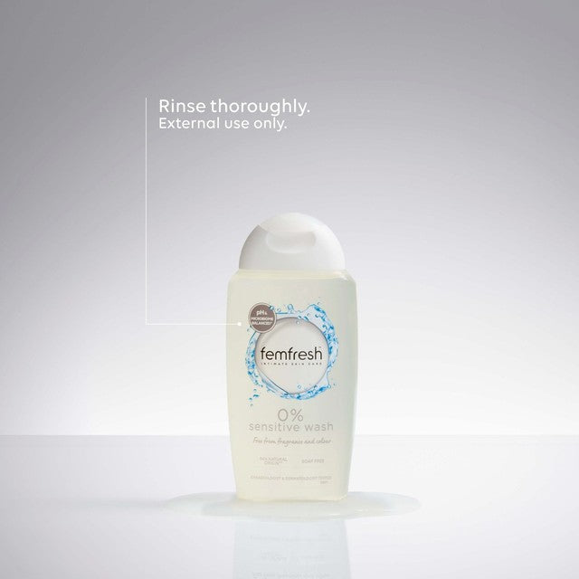Femfresh 0% sensitive intimate wash 250ml - British product