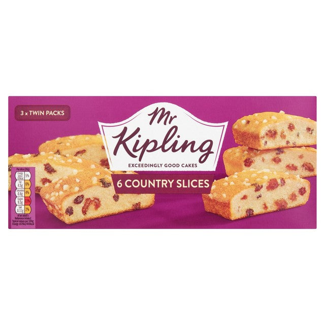 Mr Kipling Country cake slices, imported from the UK