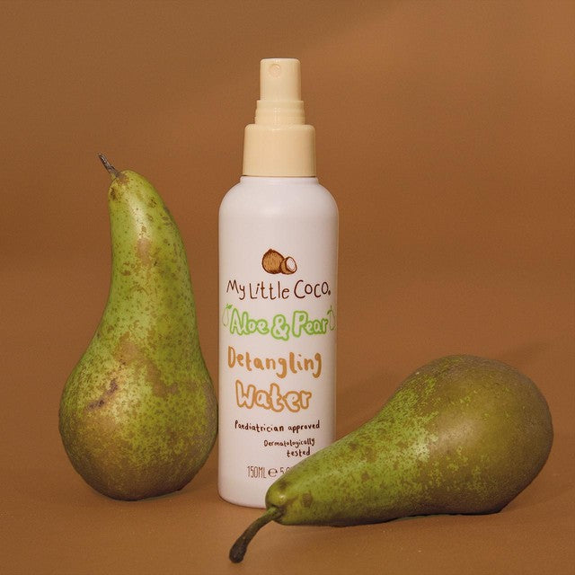 My Little Coco Aloe & Pear Detangling Water 150ml, imported from the UK