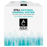 Aqua Carpatica natural still mineral water 12 x 330ml glass bottles - British product