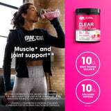 Optimum Nutrition Clear Whey Apple & Raspberry 240g, imported from the UK