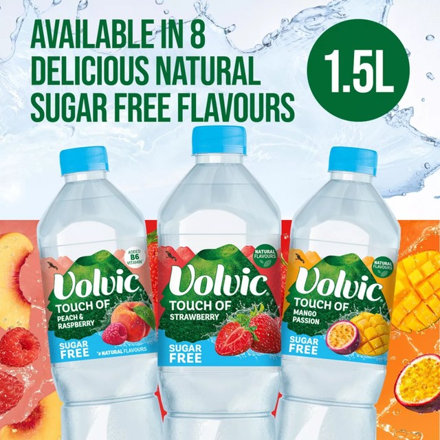 Volvic summer fruits flavoured water 1.5L (British brand)