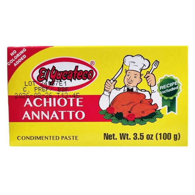 El Yucateco achiote paste 100g - British product