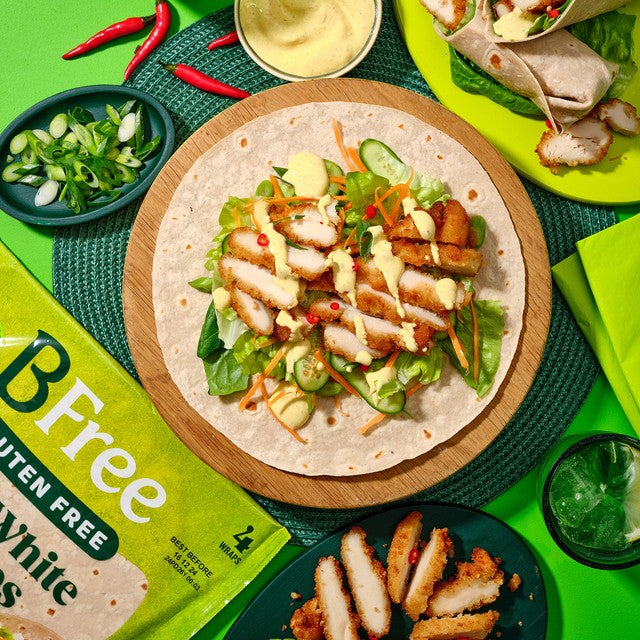 BFree soft white gluten free wraps 4 pack - British product
