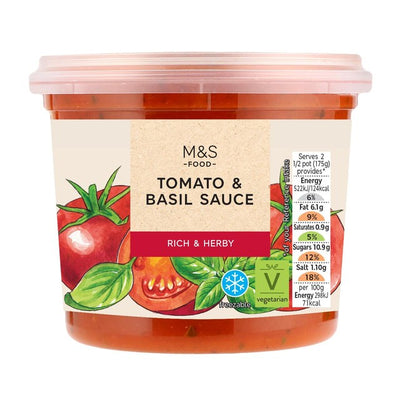 M&S Tomaten- & Basilikum-Pastasoße 350g