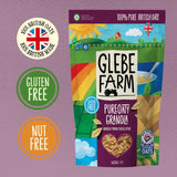 Glebe Farm gluten free oat granola 325g, imported from the UK