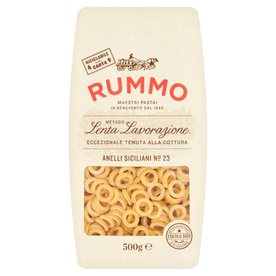 M&S Rummo Anelli Siciliani Hoops Dry Pasta 500g- Buy online at McGrocer