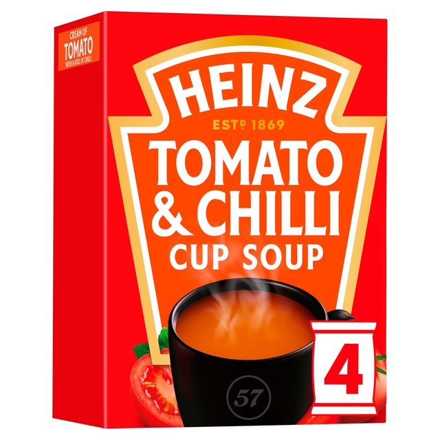 Heinz Cream of Tomato and Chilli Cup Soup 88g, UK version