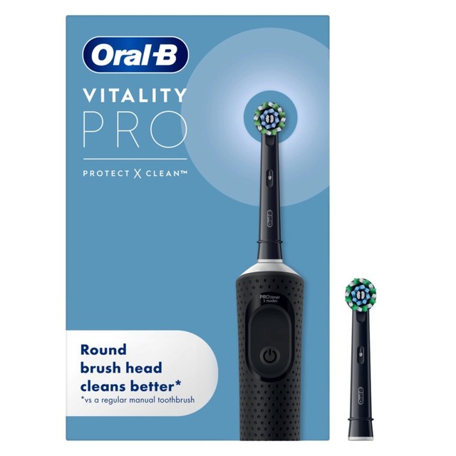 Oral-B Vitality PRO Black electric toothbrush, imported from the UK