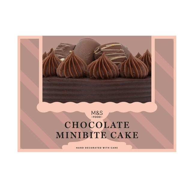 M&S Chocolate Mini Bite Cake 1kg, imported from the UK