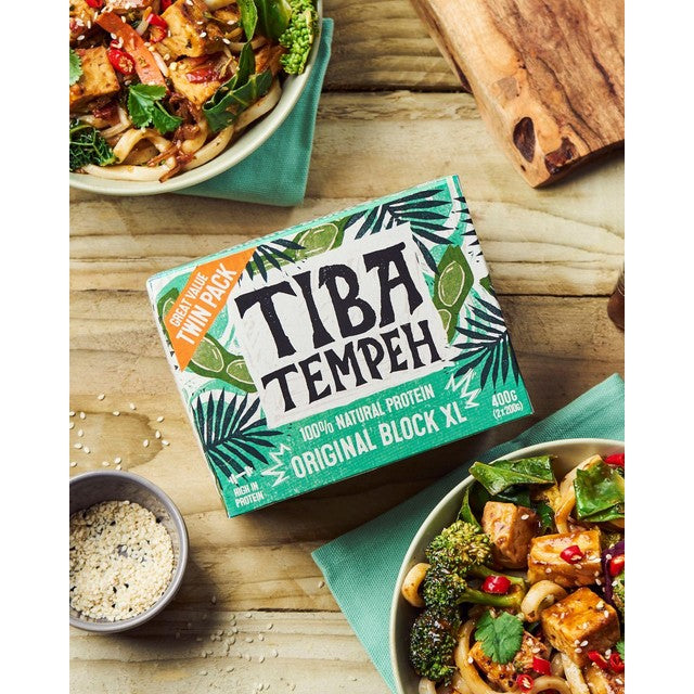 Tiba Tempeh organic original tempeh block 400g (British brand)