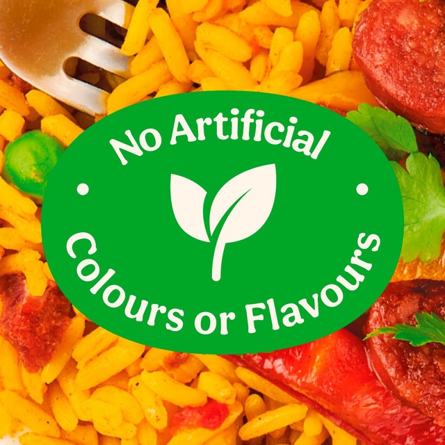 Ben's Original paella chorizo and vegetable microwave rice meal 250g - British product