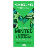 Montezuma's minted peppermint milk chocolate bar 90g, imported from the UK