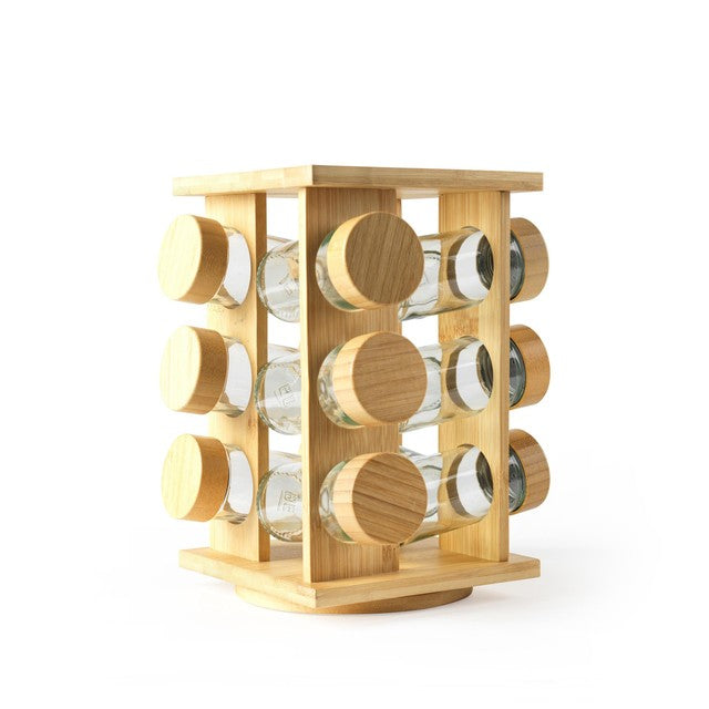 Salter Bamboo 12 Jar Spice Rack (British brand)