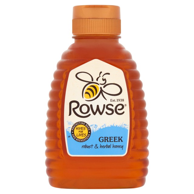 Rowse Greek Squeezy Honey 250g, imported from the UK