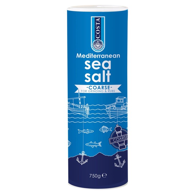 Costa coarse crystal sea salt 750g - British product