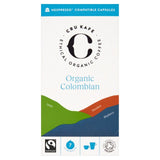 Cru Kafe Organic Fairtrade Colombian coffee pods 10s - British product