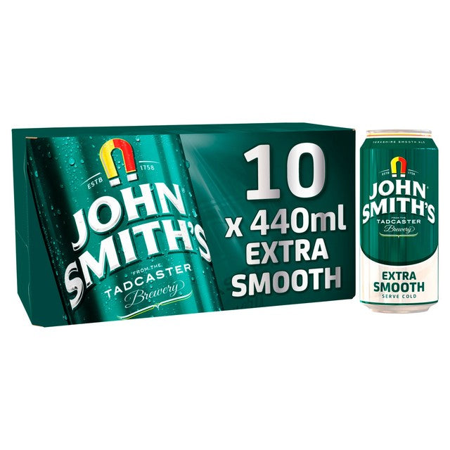 John Smith's Extra Smooth Ale cans - British product