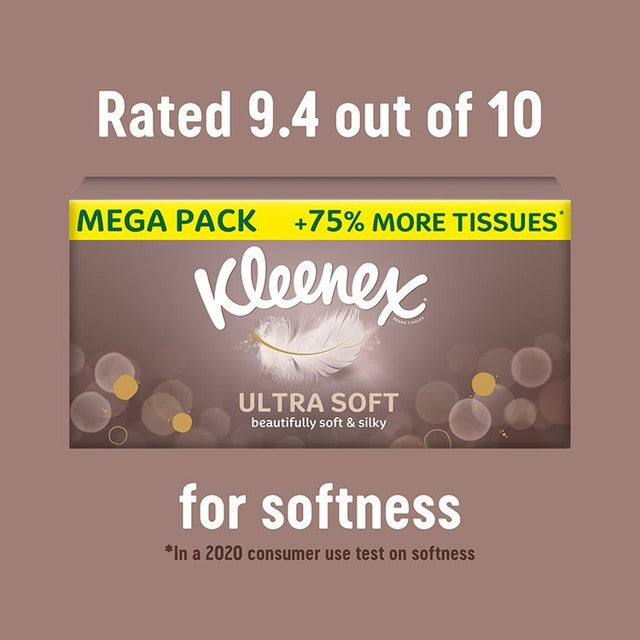 Kleenex Ultra Soft tissues mega box 112 pack, UK version
