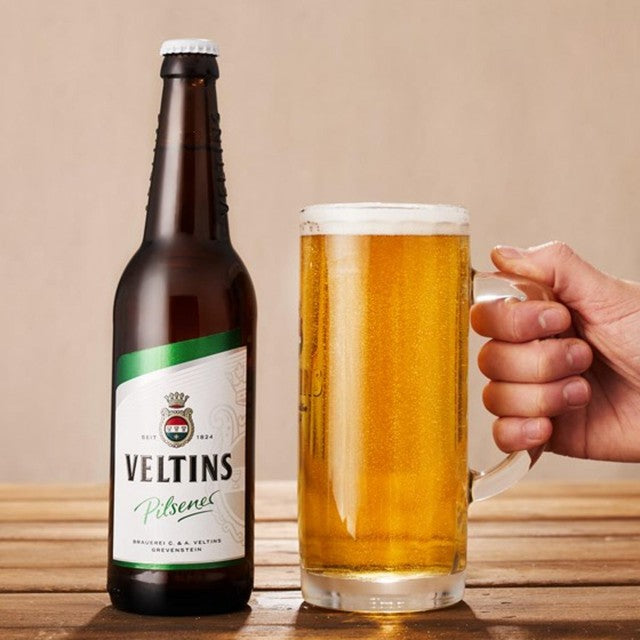 Veltins Pilsner 4.8% beer 500ml (British brand)