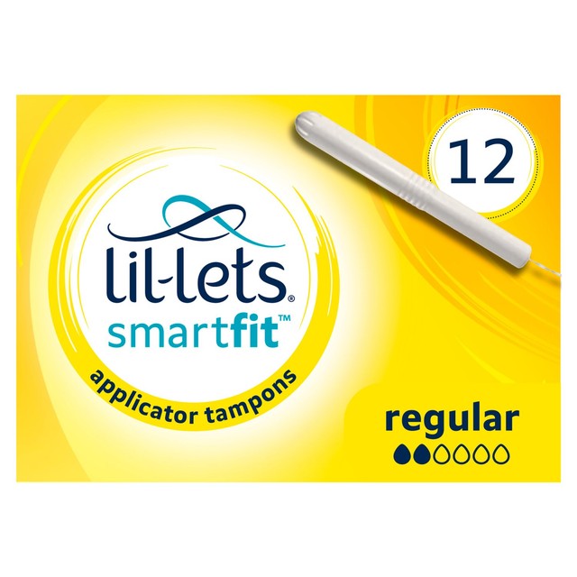 Lil-Lets Cardboard Applicator Regular Tampons 12 Pack, UK version