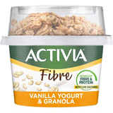 Activia vanilla and granola yogurt breakfast pot 165g - British product