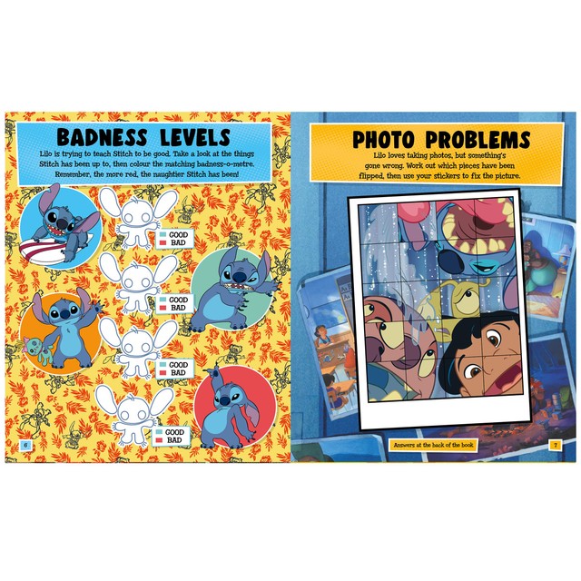 Igloo Books Disney Stitch giant sticker set 150g, UK version