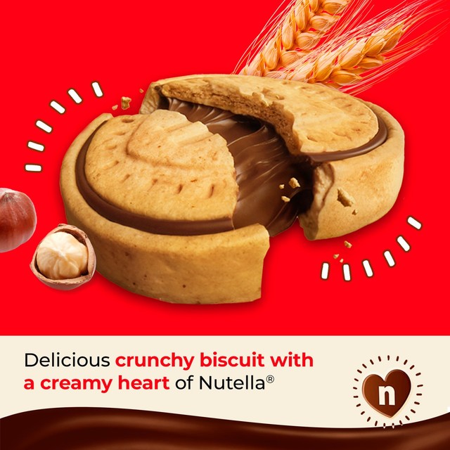 Nutella chocolate & hazelnut biscuit tube 166g, imported from the UK