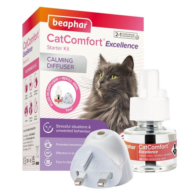 Beaphar CatComfort Calming Diffuser Starter Pack 48ml - British product