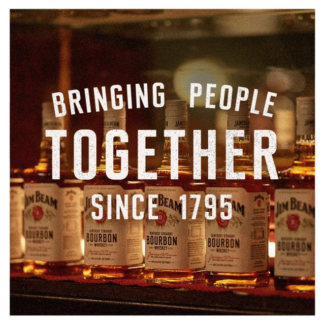 Jim Beam Kentucky Straight Bourbon Whiskey 1L, UK version