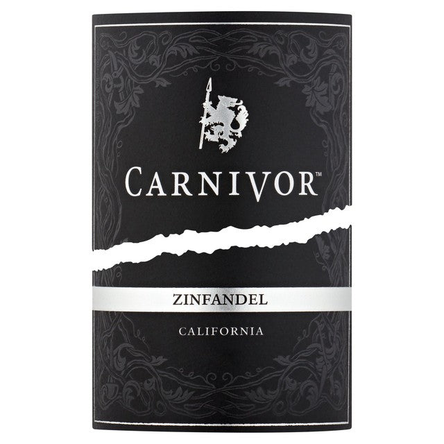 Carnivor Zinfandel red wine 75cl - British product