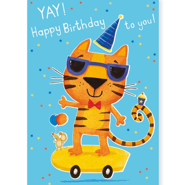 Abacus children's birthday cards mixed pack 10 pack - British product