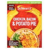Schwartz Chicken Bacon & Potato Pie recipe mix 35g (British brand)