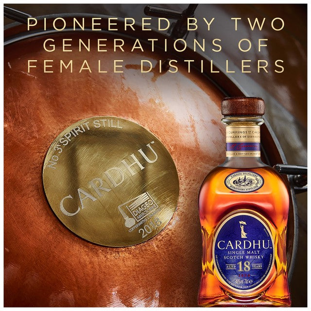 Cardhu 18 Year Old single malt whisky 70cl - British product