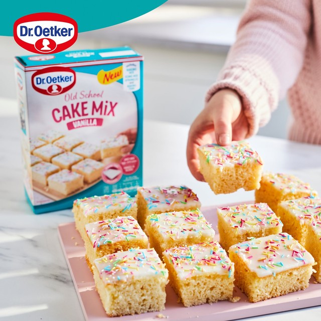 Dr Oetker vanilla cake mix 436g - British product