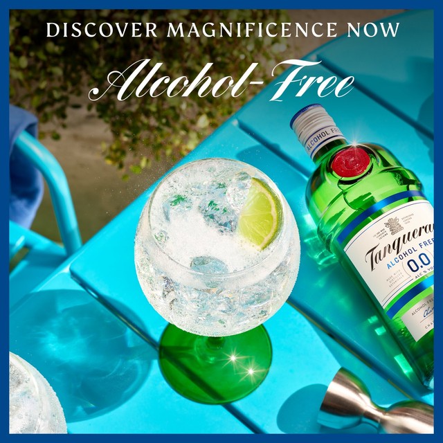 Tanqueray alcohol-free spirit 0.0% 70cl (British brand)