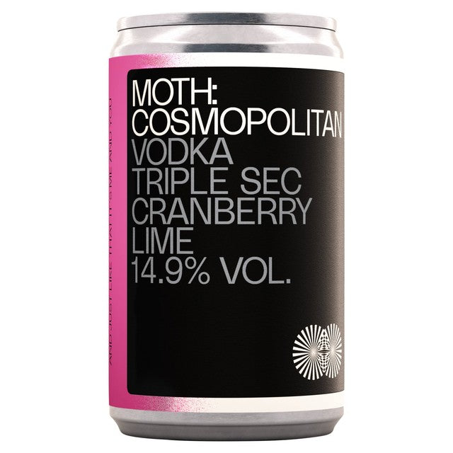 Moth Cosmopolitan cocktail 125ml, imported from the UK