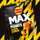 Walkers Max jalapeno and cheese flavour coated peanuts 175g (British brand)
