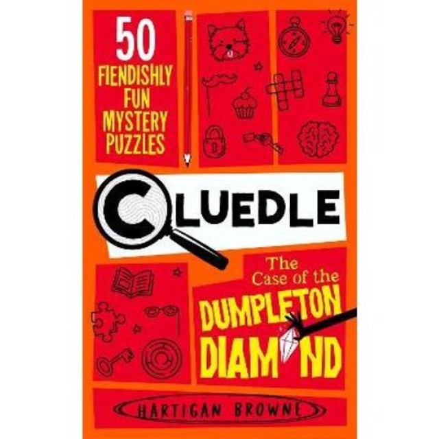 Gardners Cluedle Puzzle Book The Case of the Dumpleton Diamond - British product