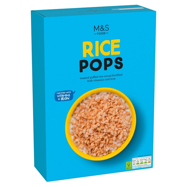 M&S Rice Pops 375g, imported from the UK