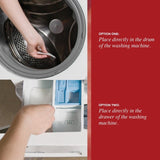The Lab Co. non-bio laundry detergent sheets with energising scent for 64 loads (British brand)