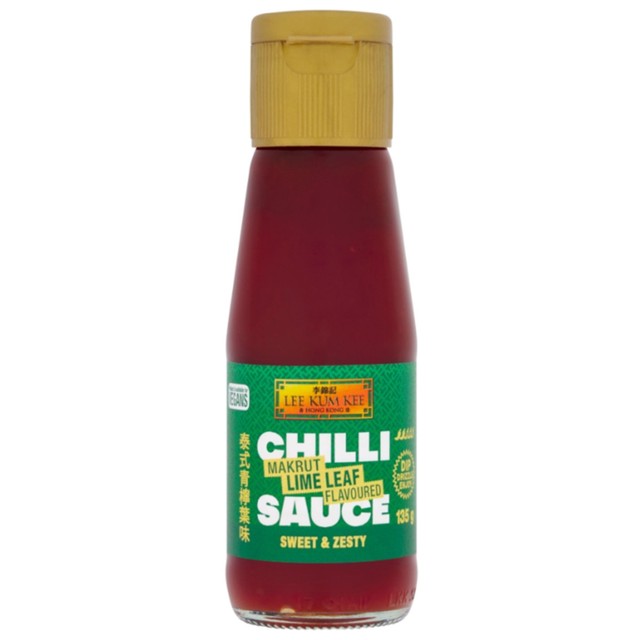 Lee Kum Kee lime leaf flavoured chilli sauce 135g, UK version