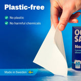 OceanSaver non-bio laundry detergent sheets 60 pack, imported from the UK