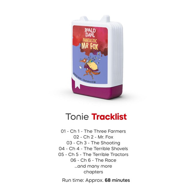 Tonies Fantastic Mr Fox audiobook tonie (British brand)