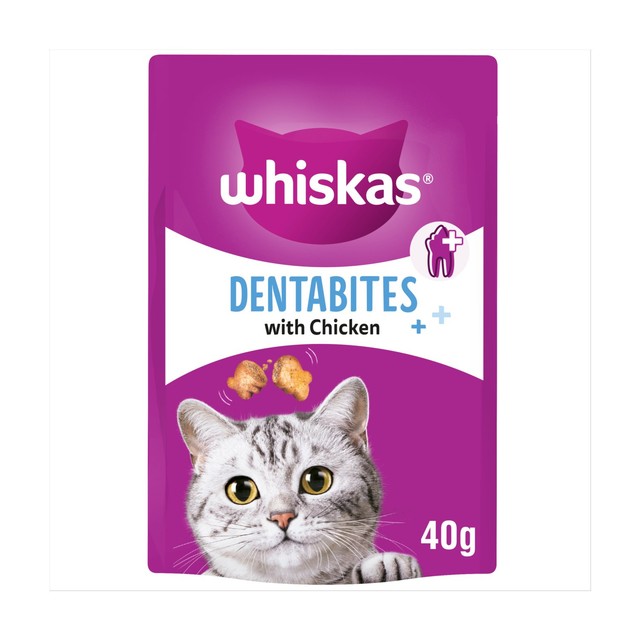 Whiskas cat dental treats with chicken 40g (British brand)