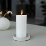 Liljeholmens shea pillar candle white 67x150mm - British product