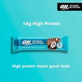 Optimum Nutrition chocolate sweet coconut protein bar 59g, imported from the UK