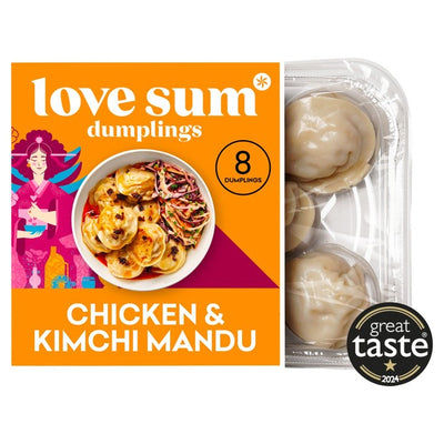Love Sum Chicken & Kimchi Mandu Korean Dumplings 240 جرام
