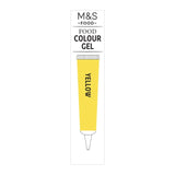 M&S yellow food colouring gel 19g, imported from the UK